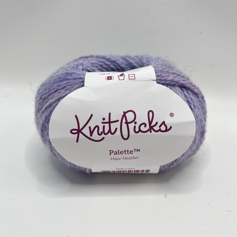 Knit Picks Palette Haze Heather 100% Peruvian Highland Wool Fingering Yarn 50g